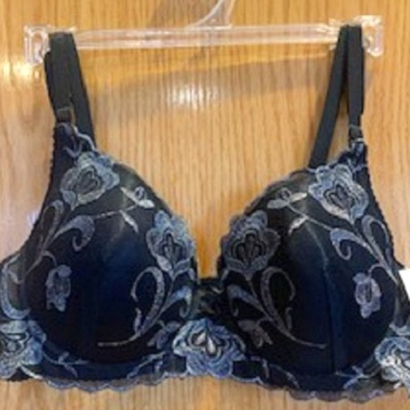 NWT Rampage Intimates Lace Demi Bra 34C & Panty M - Picture 2 of 7